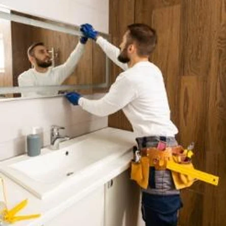 Монтаж зеркал