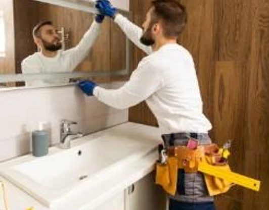 Монтаж зеркала